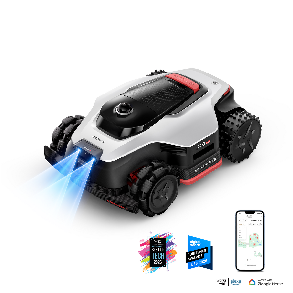 Dreame A3 AWD Pro 3500 wire-free robotic lawn mower