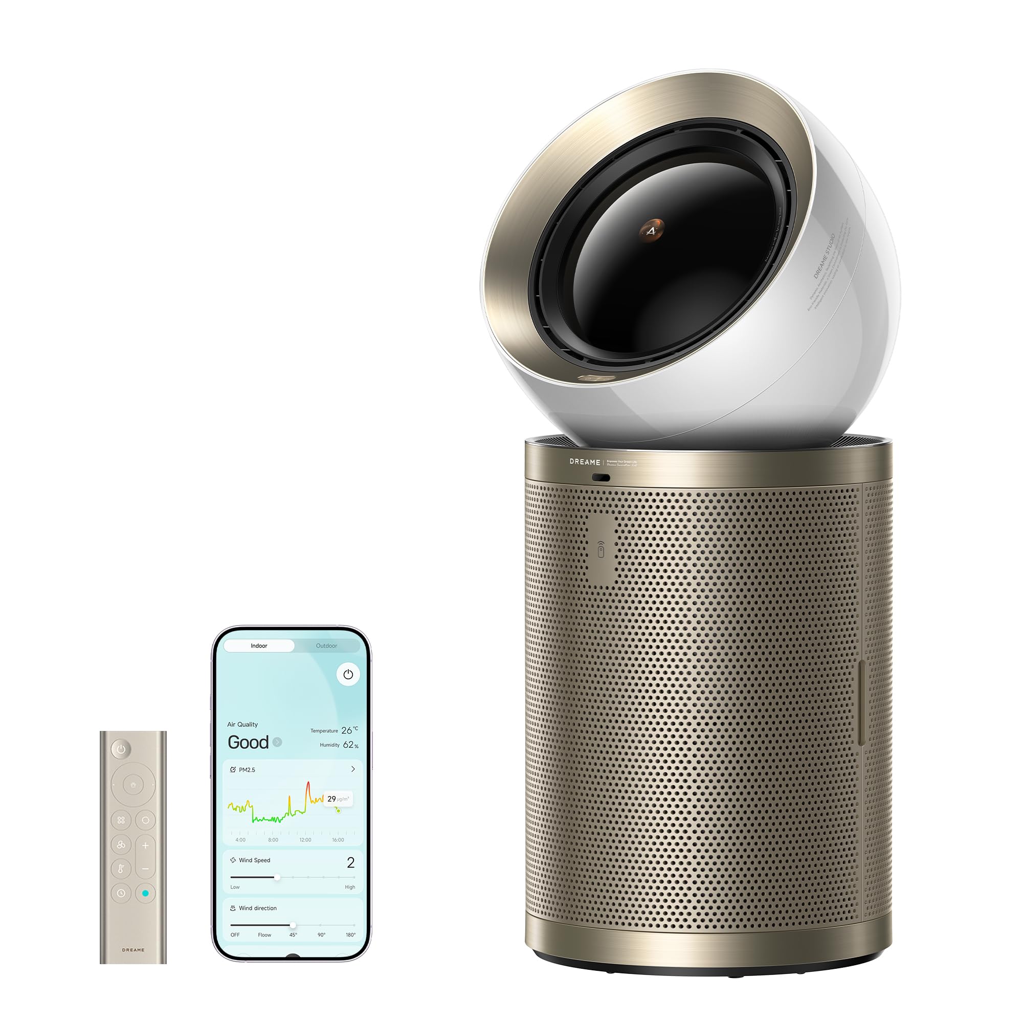 Dreame AirPursue PM20 air purifier, fan, and heater