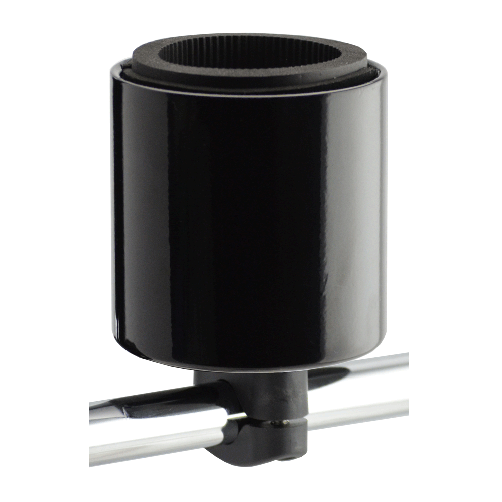 Gloss black Kroozie XL 2.0 bicycle cup holder